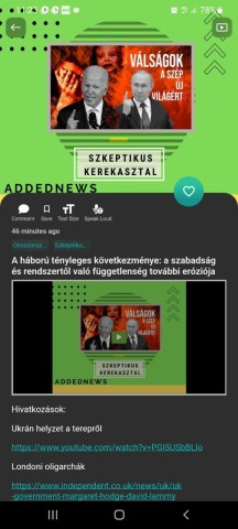 A Háború tényleges következménye -a szabadság és rendszertől való függetlenség további eróziója