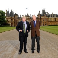 Boris Johnson, főnökével, Lord Jacob Rothschilddal