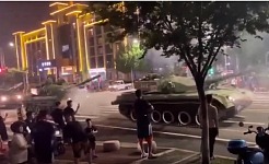VIDEO: What was p(l)andemia for? A new act of COVID19 digital terror: the Chinese government uses tanks to protect banks from people robbed of their money under the banner of the QR code